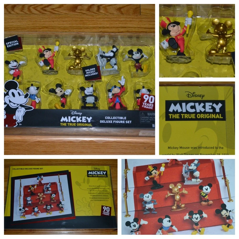 Disney’s Mickey Mouse The True Original Deluxe Figure Set - NEW
